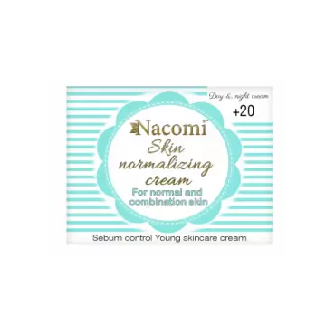 Nacomi -  Nacomi Normalizujący krem na dzień dla młodej cery +20 lat